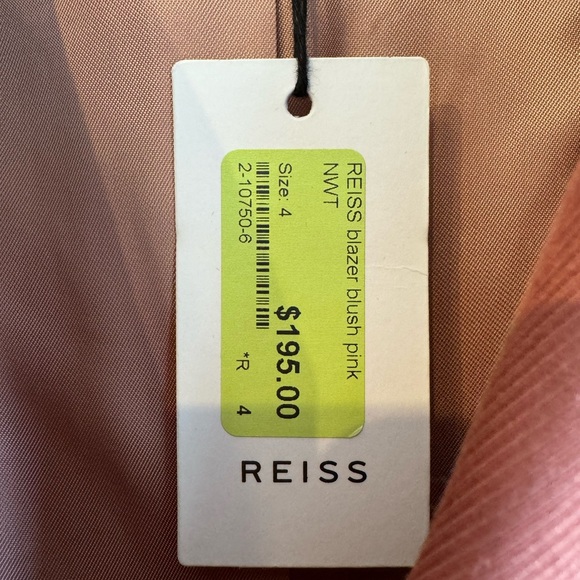 Warm coral Reiss blazer - Picture 7 of 8